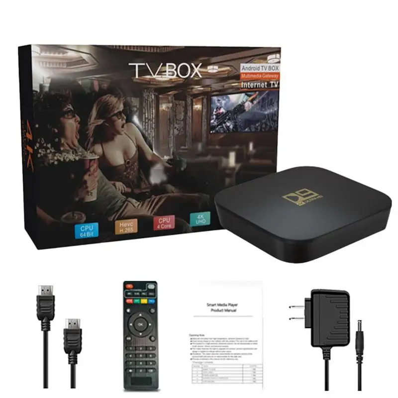 D9 Smart TV Box Android 10 8G Ultra HD видео медиаплеер 2,4G 5GHz многоязычный смарт Wifi голубой зуб Youtube телеприставка
D9 Smart TV Box Android 10 8G Ultra HD видео медиаплеер 2,4G 5GHz многоязычный смарт Wifi голубой зуб Youtube телеприставка