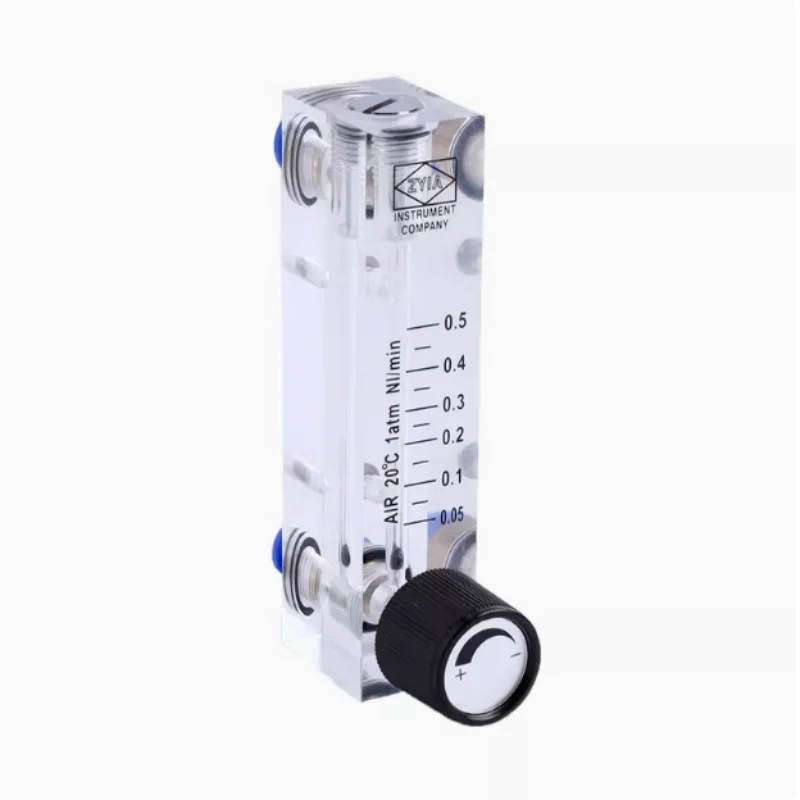LZM-4T Miniature Panel Flowmeter Acrylic Organic Glass Air Nitrogen Float Flowmeter Rotor Flowmeter