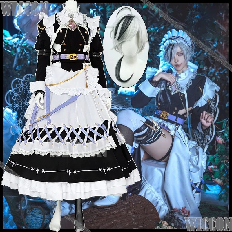 Blade Maid Game Nu: Карнавальный костюм для косплея, реквизит, парик Лолиты, великолепное платье для мужчин и женщин, вечеринка на Хэллоуин, ролевая игра по индивидуальному заказу
Blade Maid Game Nu: Карнавальный костюм для косплея, реквизит, парик Лолиты, великолепное платье для мужчин и женщин, вечеринка на Хэллоуин, ролевая игра по индивидуальному заказу