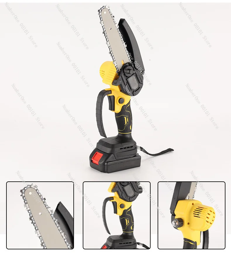Cross-border multifunctional 6-inch electric chain saw Mini garden pruning saw High power brushless 8-inch logging saw Lithium
Cross-border multifunctional 6-inch electric chain saw Mini garden pruning saw High power brushless 8-inch logging saw Lithium