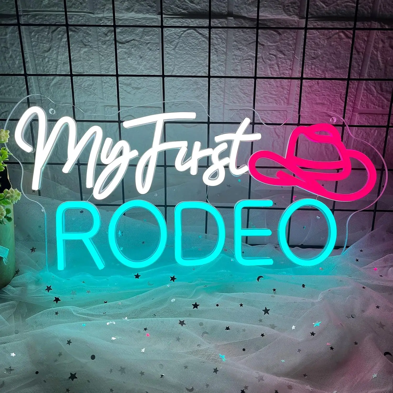 My First Rodeo Neon Sign USB Powered Handmade LED Light for Farm Bar Club Party Game Room Bedroom Decoration Gift Art Wall Light
My First Rodeo Neon Sign USB Powered Handmade LED Light for Farm Bar Club Party Game Room Bedroom Decoration Gift Art Wall Light