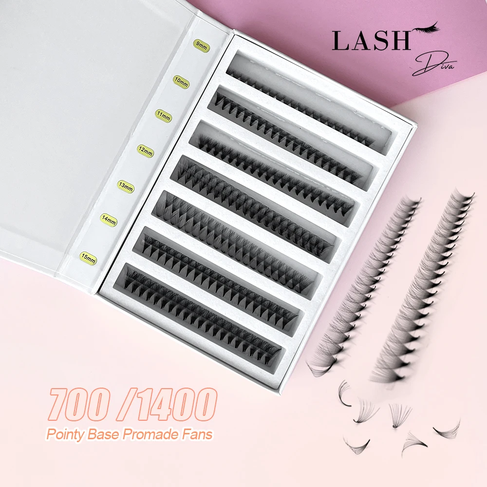1400 Fans Loose High Quality 3D Premade Volume Fan Eyelash Extensions D Curl Loose Fans
1400 Fans Loose High Quality 3D Premade Volume Fan Eyelash Extensions D Curl Loose Fans