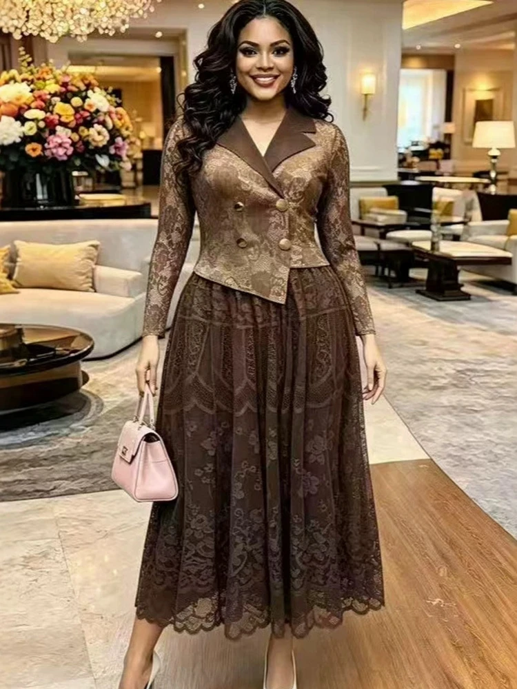 African Dresses For Women Elegant Autumn Long Sleeve Dashiki Pleated Maxi Dress Ladies Traditional African Clothing Fairy Dreaes
African Dresses For Women Elegant Autumn Long Sleeve Dashiki Pleated Maxi Dress Ladies Traditional African Clothing Fairy Dreaes