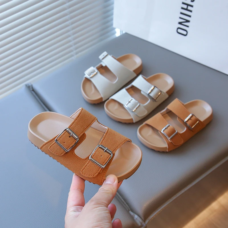 Kids Buckle Strap Sandals for Boys Girls 2025 Summer Toddler Beach Shoes Versatile Chic Comfort Outdoor Play Camping Slippers
Kids Buckle Strap Sandals for Boys Girls 2025 Summer Toddler Beach Shoes Versatile Chic Comfort Outdoor Play Camping Slippers