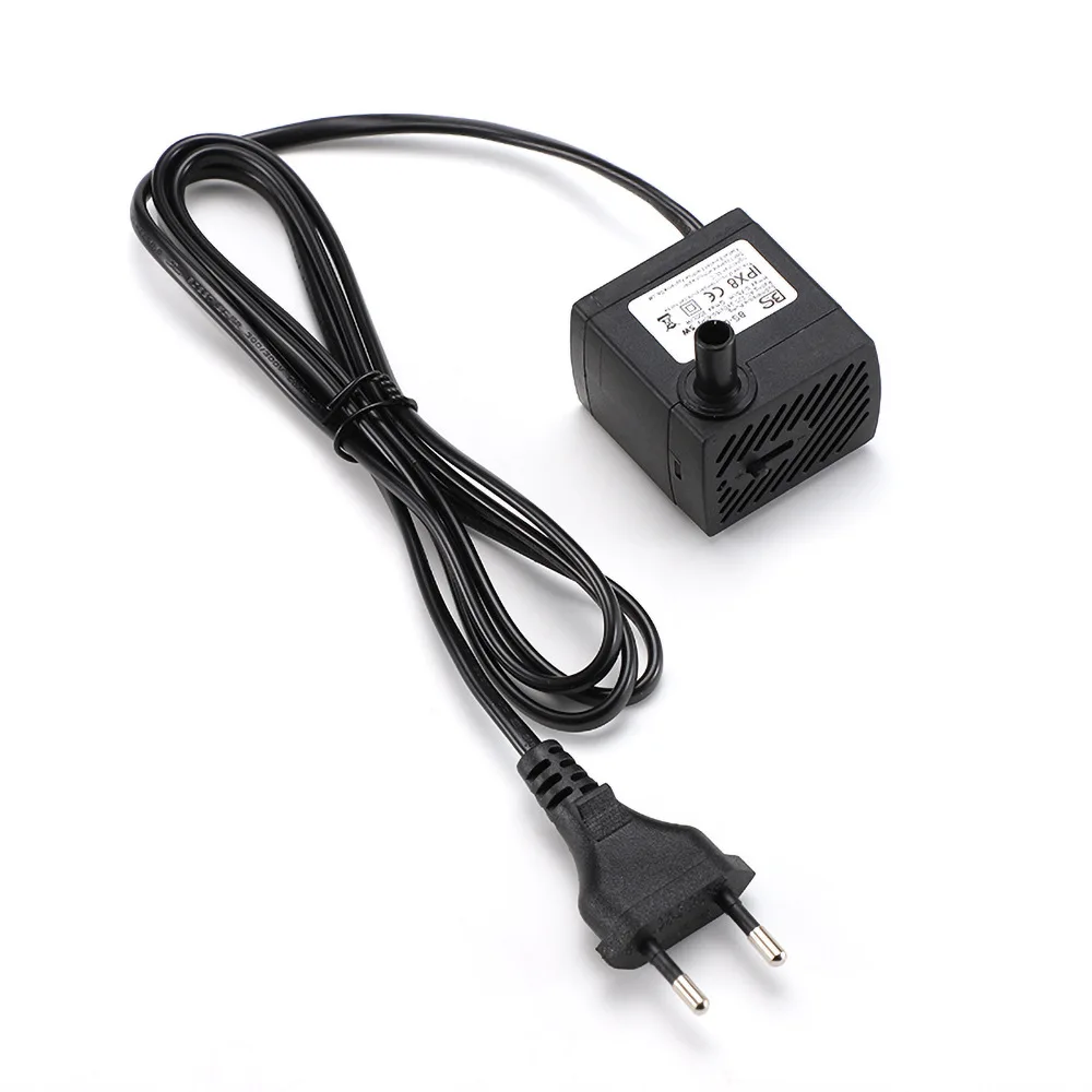 Ultra Quiet 2.5W AC220V EU Plug Brushless Submersible Water Pump, Waterproof Mini Pump With Adjustable Flow For Fish Tank Aquari
Ultra Quiet 2.5W AC220V EU Plug Brushless Submersible Water Pump, Waterproof Mini Pump With Adjustable Flow For Fish Tank Aquari