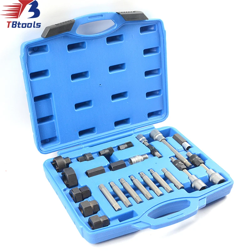 TBTOOLS Car Auto 24 Pcs Alternator Flywheel Puller Removal Tool Multi-functional Vehicle Repair Werkzeuge Kit Tools TB090
TBTOOLS Car Auto 24 Pcs Alternator Flywheel Puller Removal Tool Multi-functional Vehicle Repair Werkzeuge Kit Tools TB090