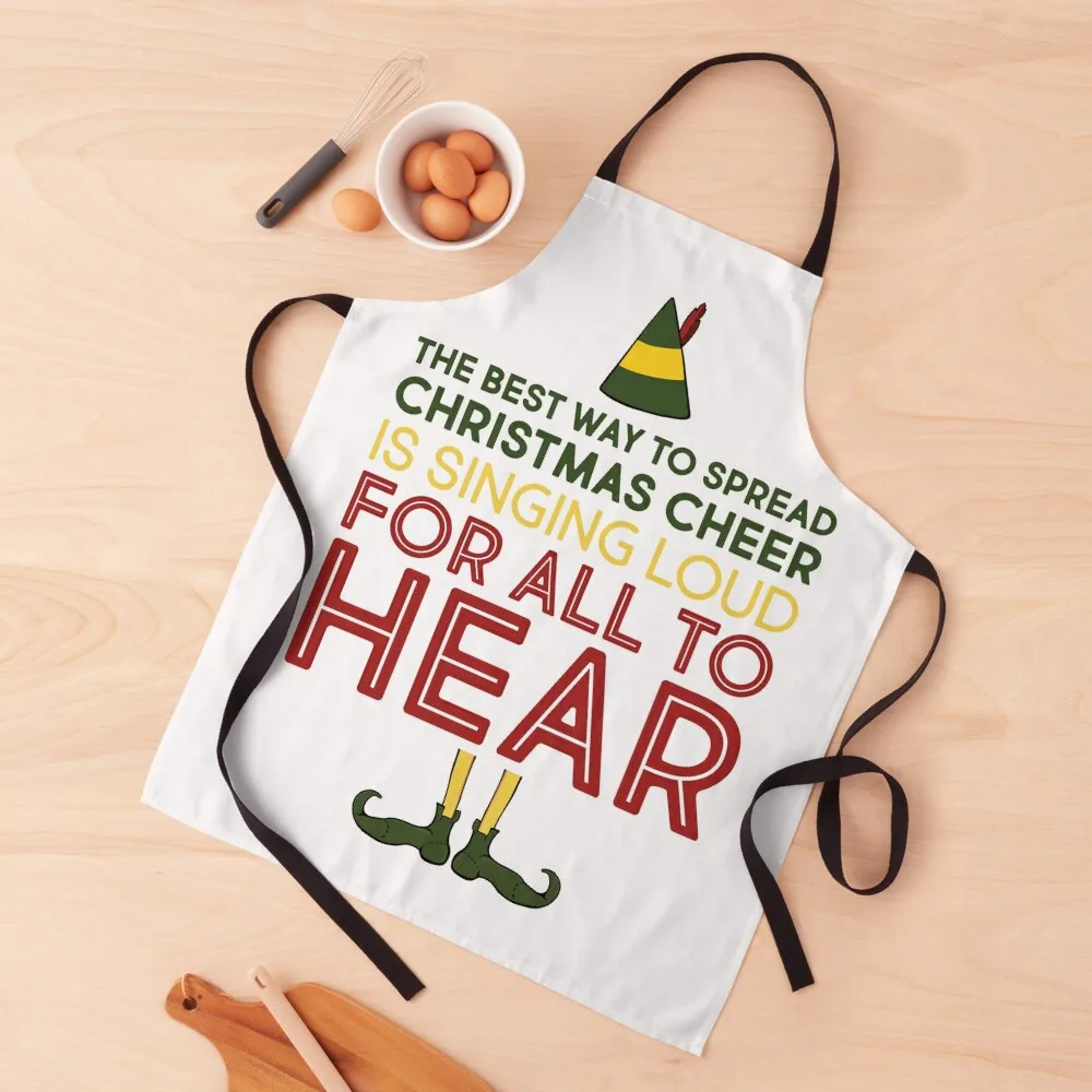 Elf Movie Quote The Best Way to Spread Christmas Cheer is Singing Loud for All to Hear Apron Woman Kitchens Apron
Elf Movie Quote The Best Way to Spread Christmas Cheer is Singing Loud for All to Hear Apron Woman Kitchens Apron
