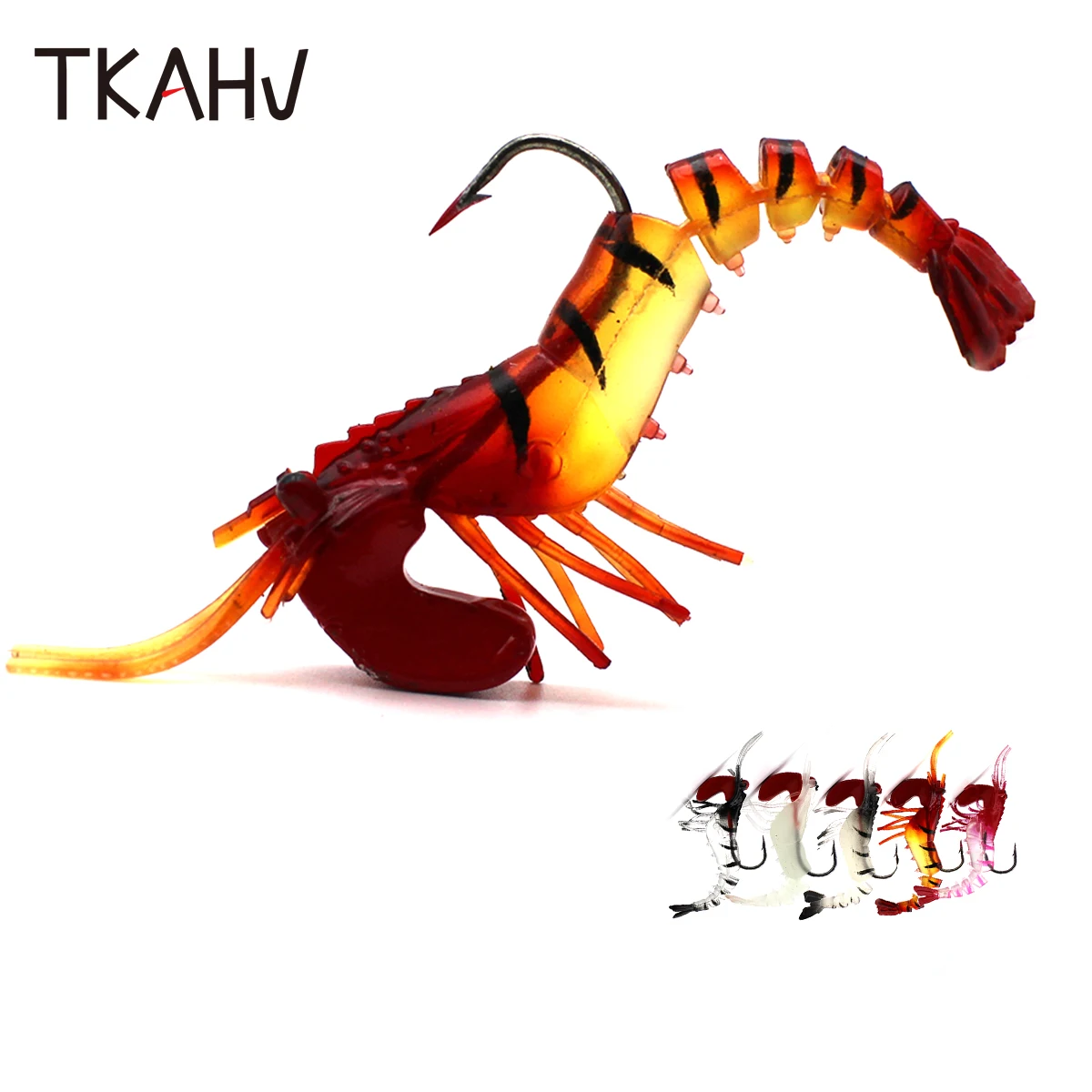 TKAHV 1 PC 70mm 12g Prawn Shrimp Soft Lure Luminous Bait Artificial Jigging Head Hook Carp Bass Sea Fishing Swimbait Wobblers
TKAHV 1 PC 70mm 12g Prawn Shrimp Soft Lure Luminous Bait Artificial Jigging Head Hook Carp Bass Sea Fishing Swimbait Wobblers