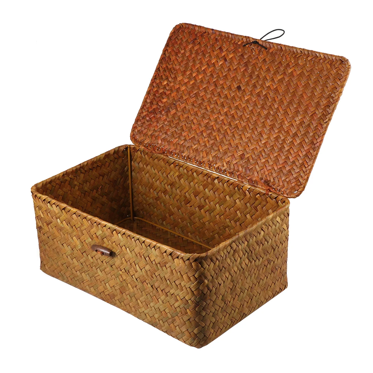 1PC Natural Seaweed Woven Storage Basket Large Eco Friendly Country Style Multifunctional Desktop Woven Storage Box
1PC Natural Seaweed Woven Storage Basket Large Eco Friendly Country Style Multifunctional Desktop Woven Storage Box