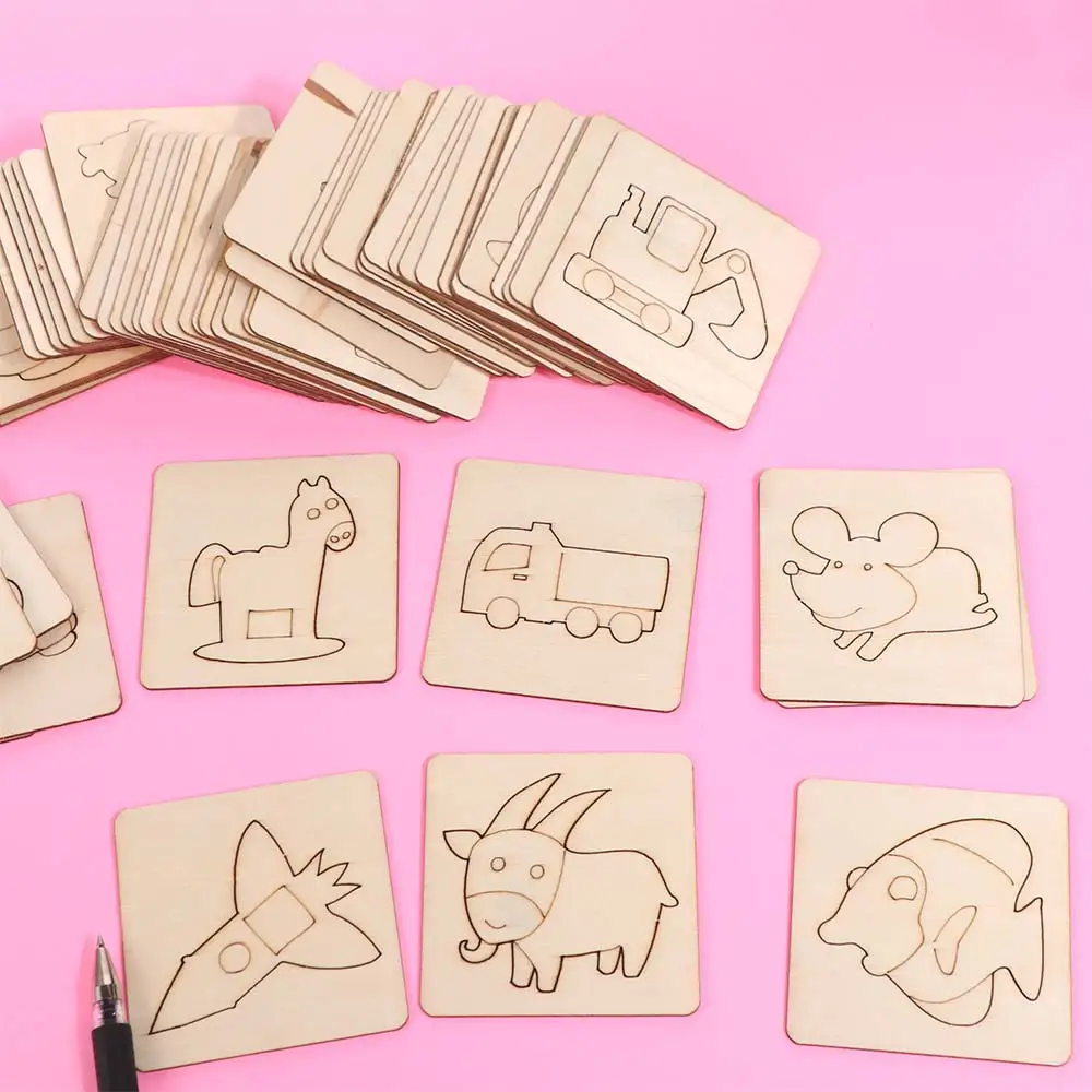 Hands-on Creativity Wooden Painting Stencils Puzzle Painting Graffiti Kit Drawing Board 60Pcs/set for 60Pcs/set
Hands-on Creativity Wooden Painting Stencils Puzzle Painting Graffiti Kit Drawing Board 60Pcs/set for 60Pcs/set