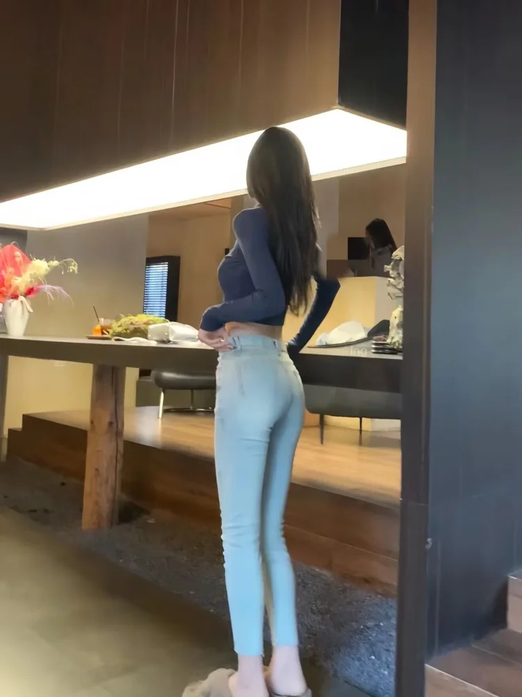 High Waist Slim Fit Jeans Women's Retro Blue Cotton Stretch Denim Bootcut Pants Sli Slimming High Waist Ladies Jeans
High Waist Slim Fit Jeans Women's Retro Blue Cotton Stretch Denim Bootcut Pants Sli Slimming High Waist Ladies Jeans