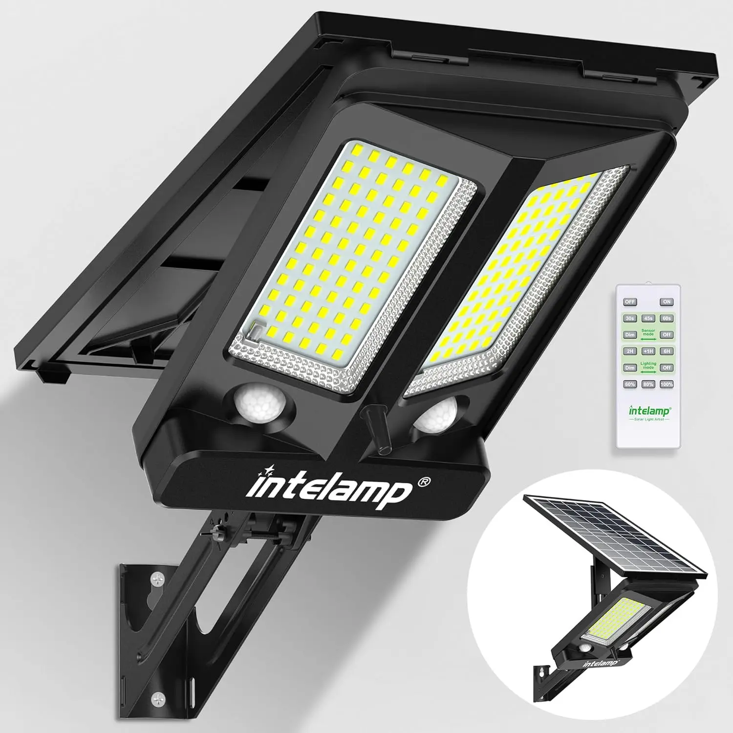 intelamp Long Life Solar Street Light Outdoor 12500mAh Super Large Solar Panel Floodlight Waterproof For Parking Lots Patio Yard
intelamp Long Life Solar Street Light Outdoor 12500mAh Super Large Solar Panel Floodlight Waterproof For Parking Lots Patio Yard