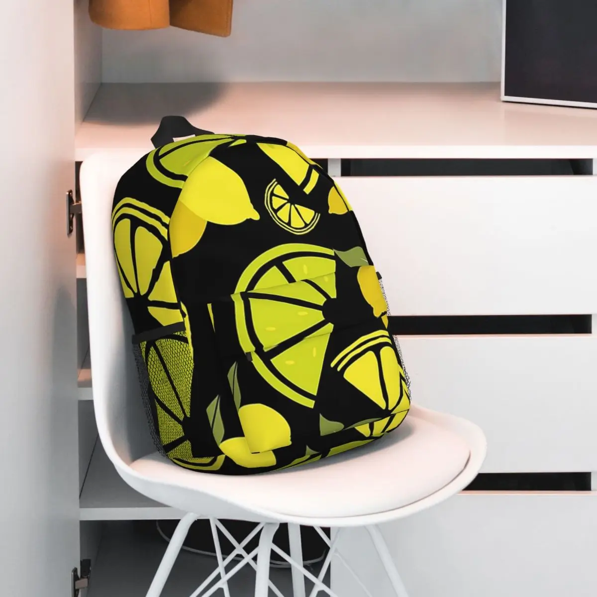 Playful Lemon Slices Backpack Student BookBag Children School Bag Laptop Shoulder Bags for Men Women
Playful Lemon Slices Backpack Student BookBag Children School Bag Laptop Shoulder Bags for Men Women