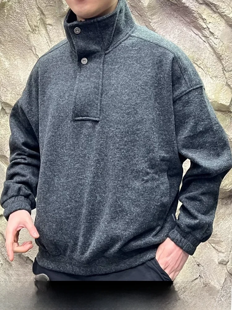 Мужская толстовка свободного покроя из смеси шерсти, повседневная, длинная, све, дышащая, приятная для кожи, повседневная одежда
Мужская толстовка свободного покроя из смеси шерсти, повседневная, длинная, све, дышащая, приятная для кожи, повседневная одежда