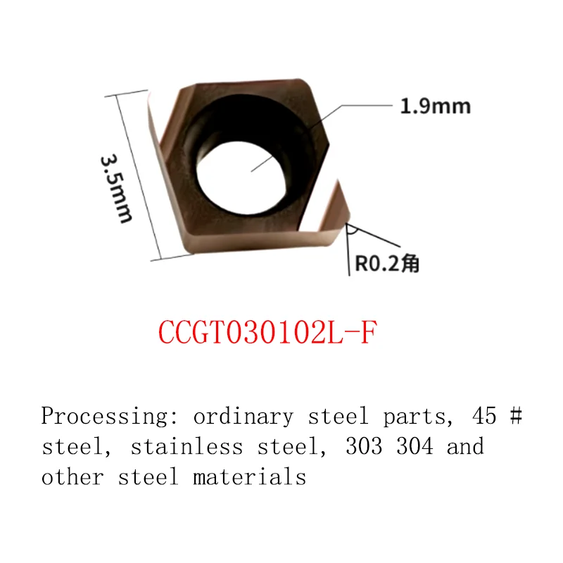 YRFL CNC Insert Grinding Fine Turning Tool Grain Inner Hole Finishing Boring Grooving Cemented Carbide Inserts DCGT 11T302 Lathe
YRFL CNC Insert Grinding Fine Turning Tool Grain Inner Hole Finishing Boring Grooving Cemented Carbide Inserts DCGT 11T302 Lathe