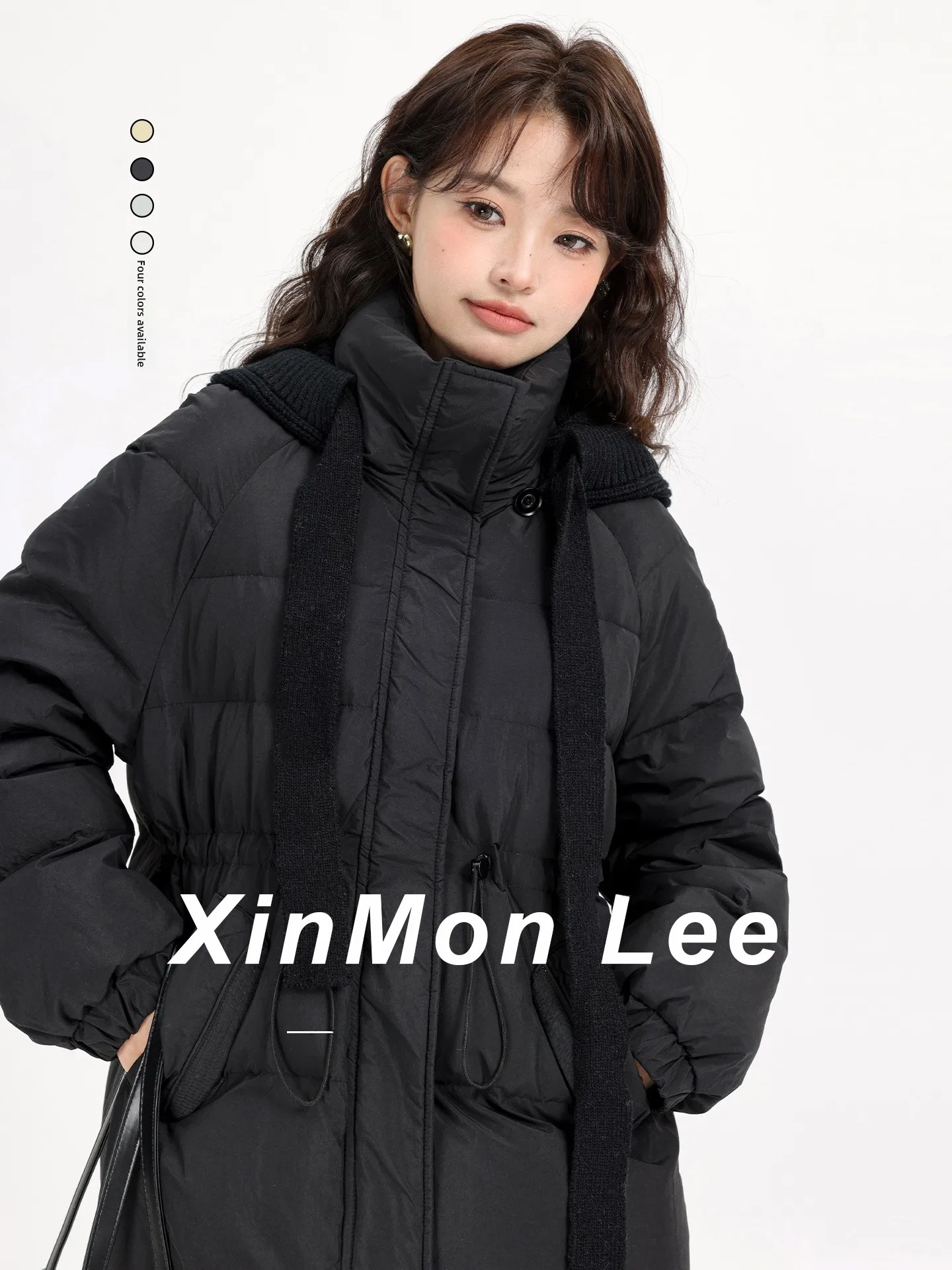 Женская пуховая куртка с длинным воротником-стойкой, зимняя теплая конструкция, утягивающая верхняя одежда с хлебом, корейская одежда стандартной посадки
Женская пуховая куртка с длинным воротником-стойкой, зимняя теплая конструкция, утягивающая верхняя одежда с хлебом, корейская одежда стандартной посадки