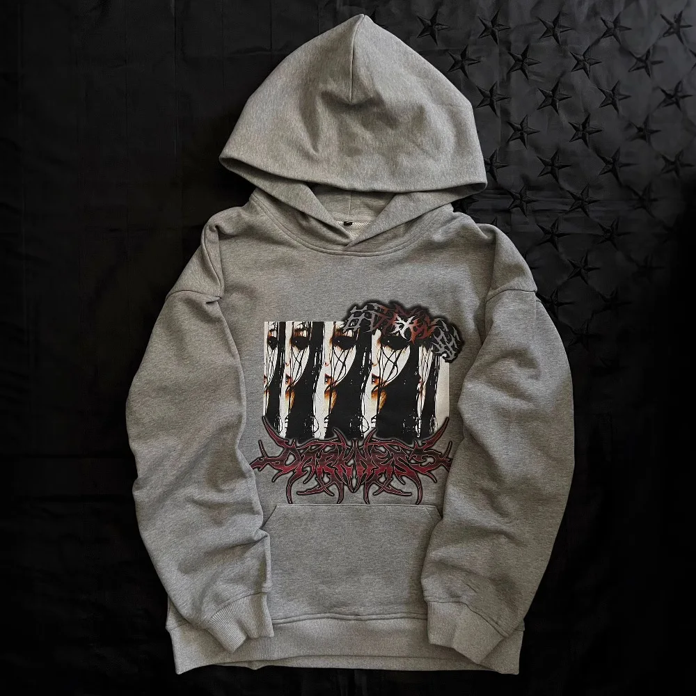 Y2k Long Sleeved Pullover Hoodie Sweatshirt Tops Personalized Dark Punk Print Pattern Coat Winter Streetwear Vintage Ootd Ins
Y2k Long Sleeved Pullover Hoodie Sweatshirt Tops Personalized Dark Punk Print Pattern Coat Winter Streetwear Vintage Ootd Ins