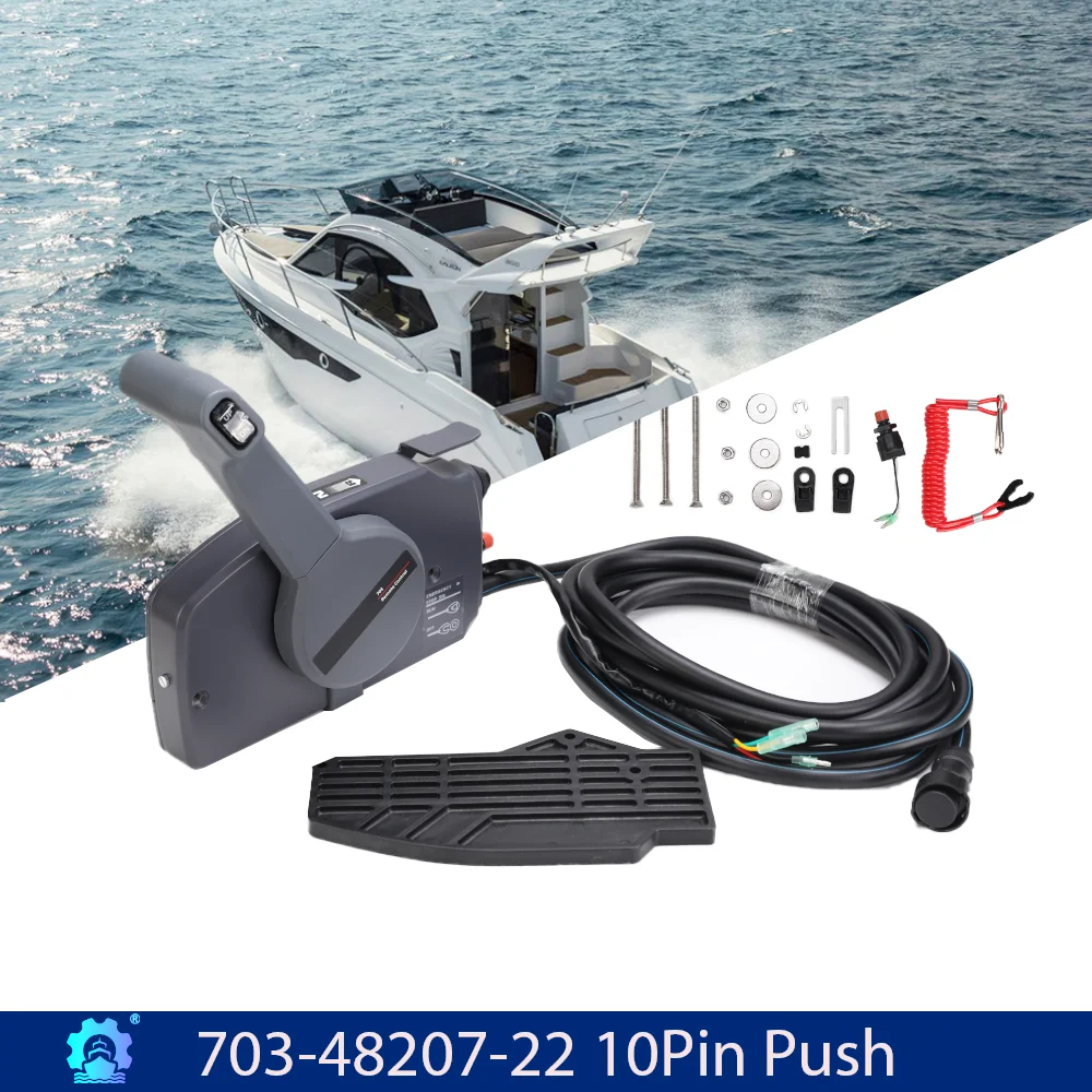 Пульт дистанционного управления Assy 703-48207-22 с 10-контактным жгутом проводов, открывающийся нажатием, для лодочных моторов Yamaha
Пульт дистанционного управления Assy 703-48207-22 с 10-контактным жгутом проводов, открывающийся нажатием, для лодочных моторов Yamaha