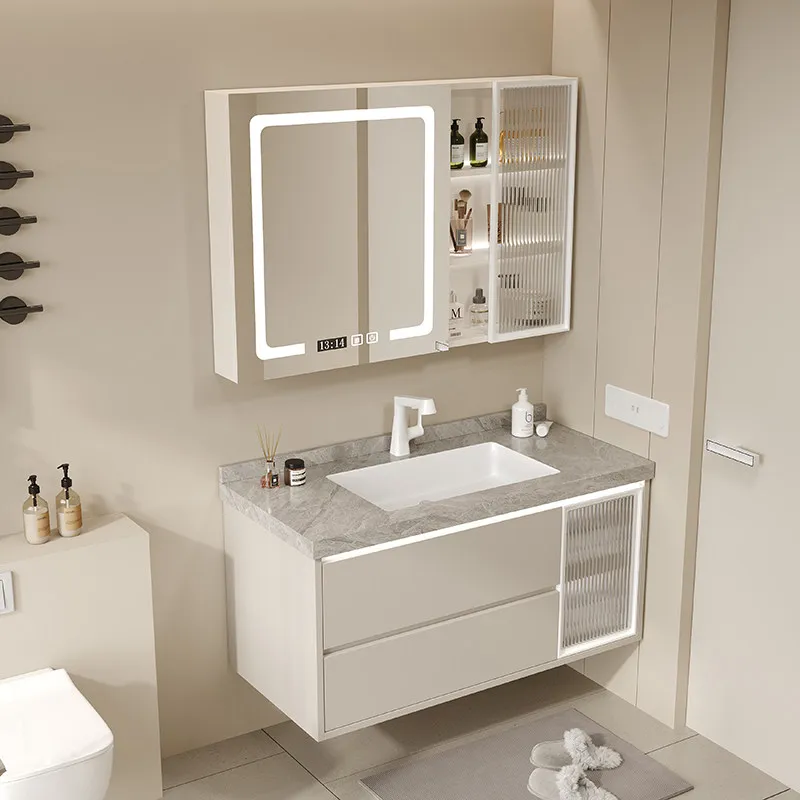 Керамическая раковина из цельного слэба Cream Wind Rock, интегрированная в тумбу для ванной, простой современный умывальник для туалета
Керамическая раковина из цельного слэба Cream Wind Rock, интегрированная в тумбу для ванной, простой современный умывальник для туалета