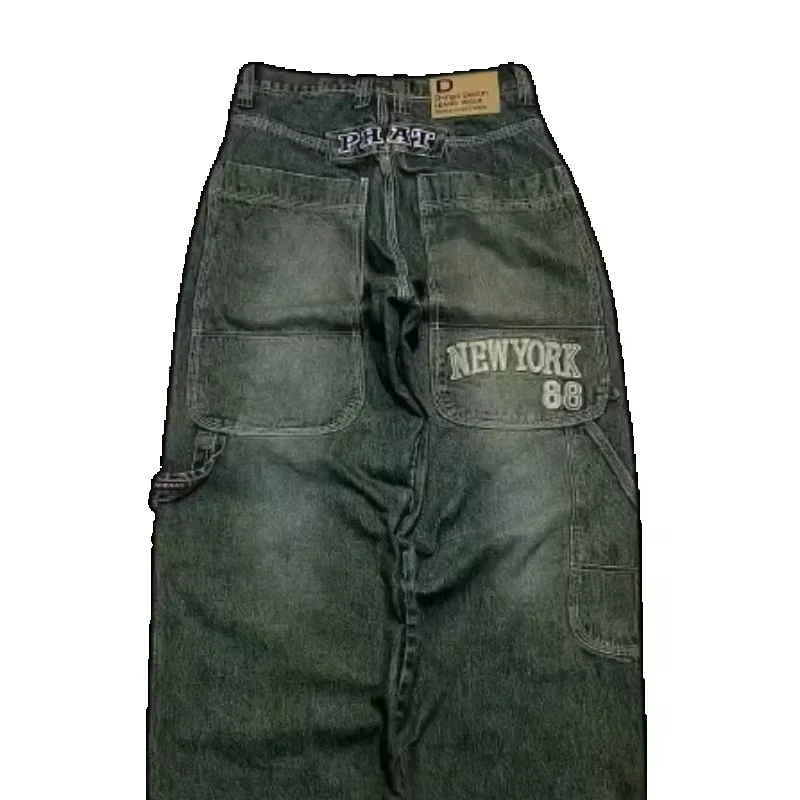 Pocket Letter Embroidery Clearance Spot Jeans Women Couple Jeans Harajuku Street Y2K Multi Casual Joker Straight Wide-leg Pants
Pocket Letter Embroidery Clearance Spot Jeans Women Couple Jeans Harajuku Street Y2K Multi Casual Joker Straight Wide-leg Pants