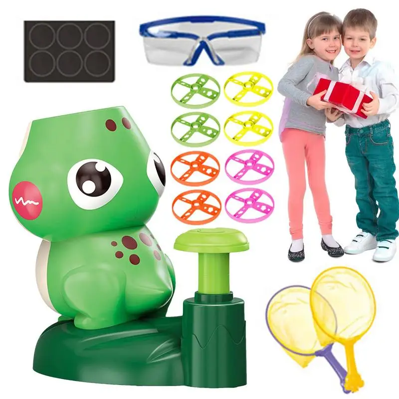 Летающая тарелка в форме динозавра, летающая тарелка, лаунчер для дисков, спиннинг, строительная пусковая установка для дисков, игрушки для дома и улицы
Летающая тарелка в форме динозавра, летающая тарелка, лаунчер для дисков, спиннинг, строительная пусковая установка для дисков, игрушки для дома и улицы