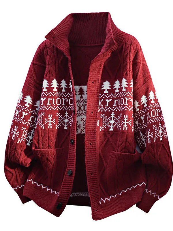 Мужской вязаный кардиган с высоким воротником, свободный крой, в стиле ретро, универсальная верхняя одежда для осени и зимы, новинка
Мужской вязаный кардиган с высоким воротником, свободный крой, в стиле ретро, универсальная верхняя одежда для осени и зимы, новинка