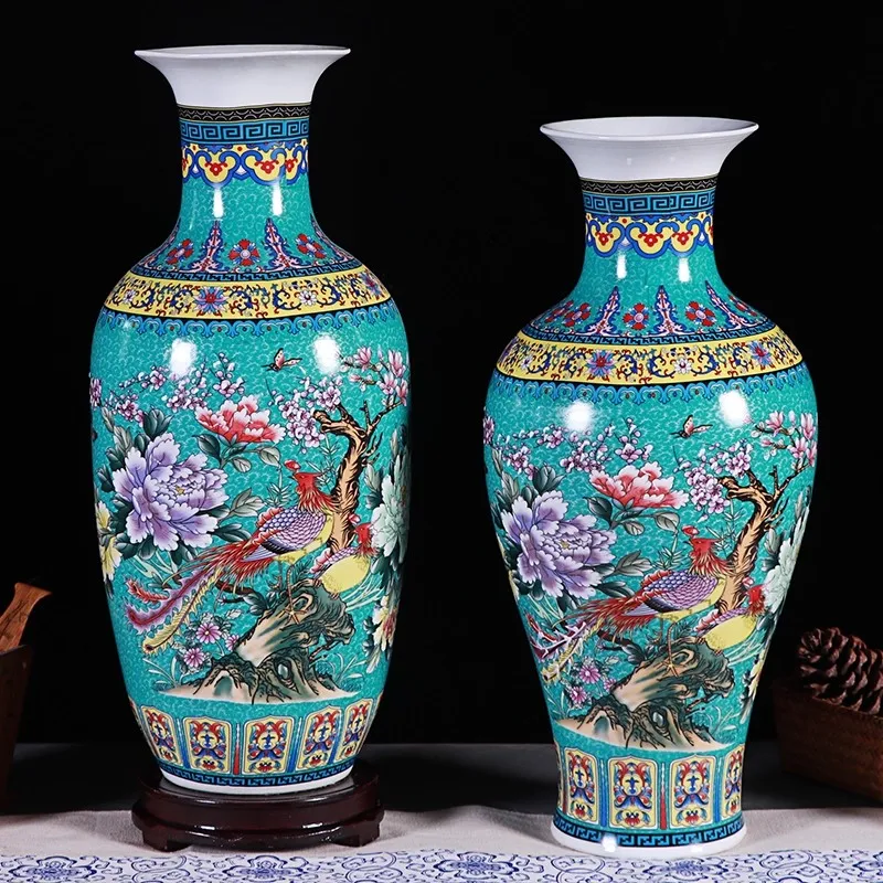 37cm/Jingdezhen enamel vase, ceramic decorative vase, handicrafts, porcelain ornaments, antique office furniture ornaments
37cm/Jingdezhen enamel vase, ceramic decorative vase, handicrafts, porcelain ornaments, antique office furniture ornaments