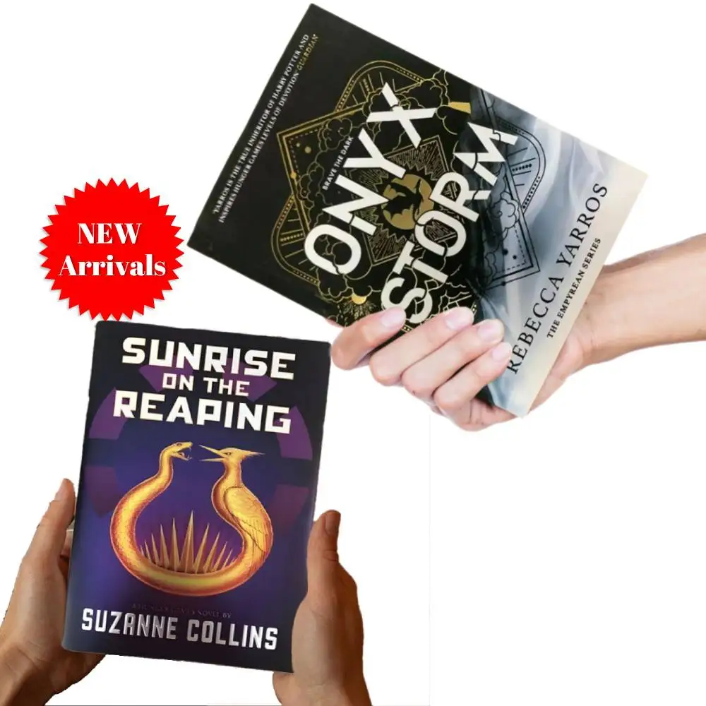 'Sunrise Reaping'/ 'Onyx Storm ' Book English Paperback Book Fantasy Novel Fiction for Adults
'Sunrise Reaping'/ 'Onyx Storm ' Book English Paperback Book Fantasy Novel Fiction for Adults