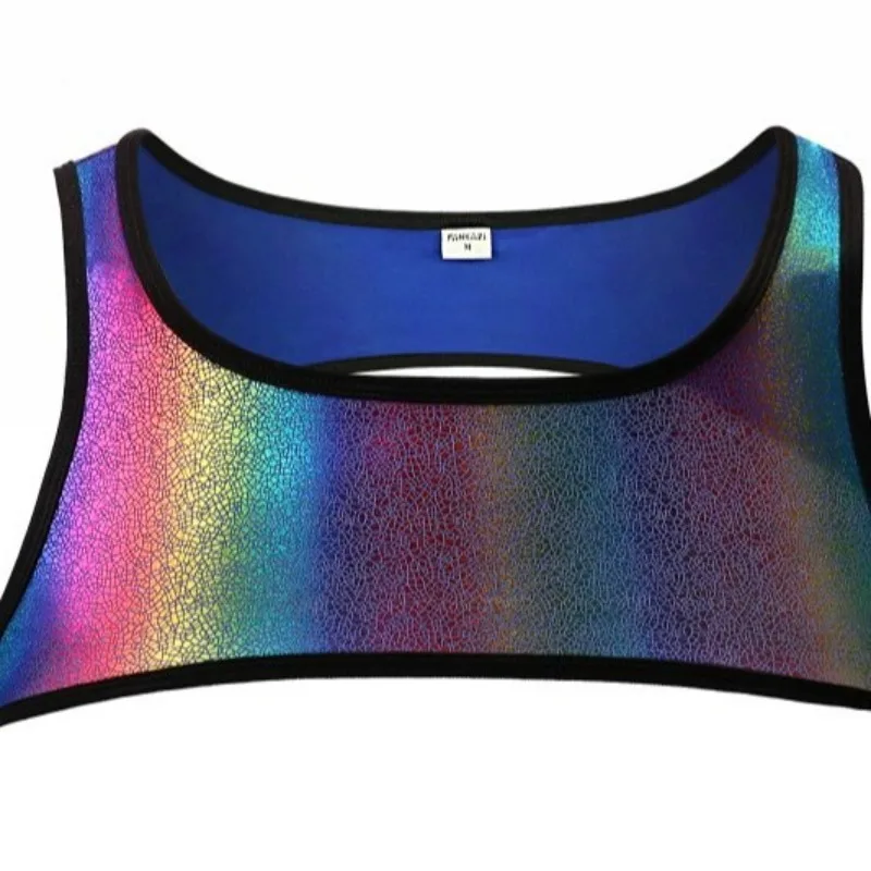 Fashion Men's Underwear Men's Sports Vest Colorful Classic I-shaped Vest Fitness Vest Beach F3102AL
Fashion Men's Underwear Men's Sports Vest Colorful Classic I-shaped Vest Fitness Vest Beach F3102AL