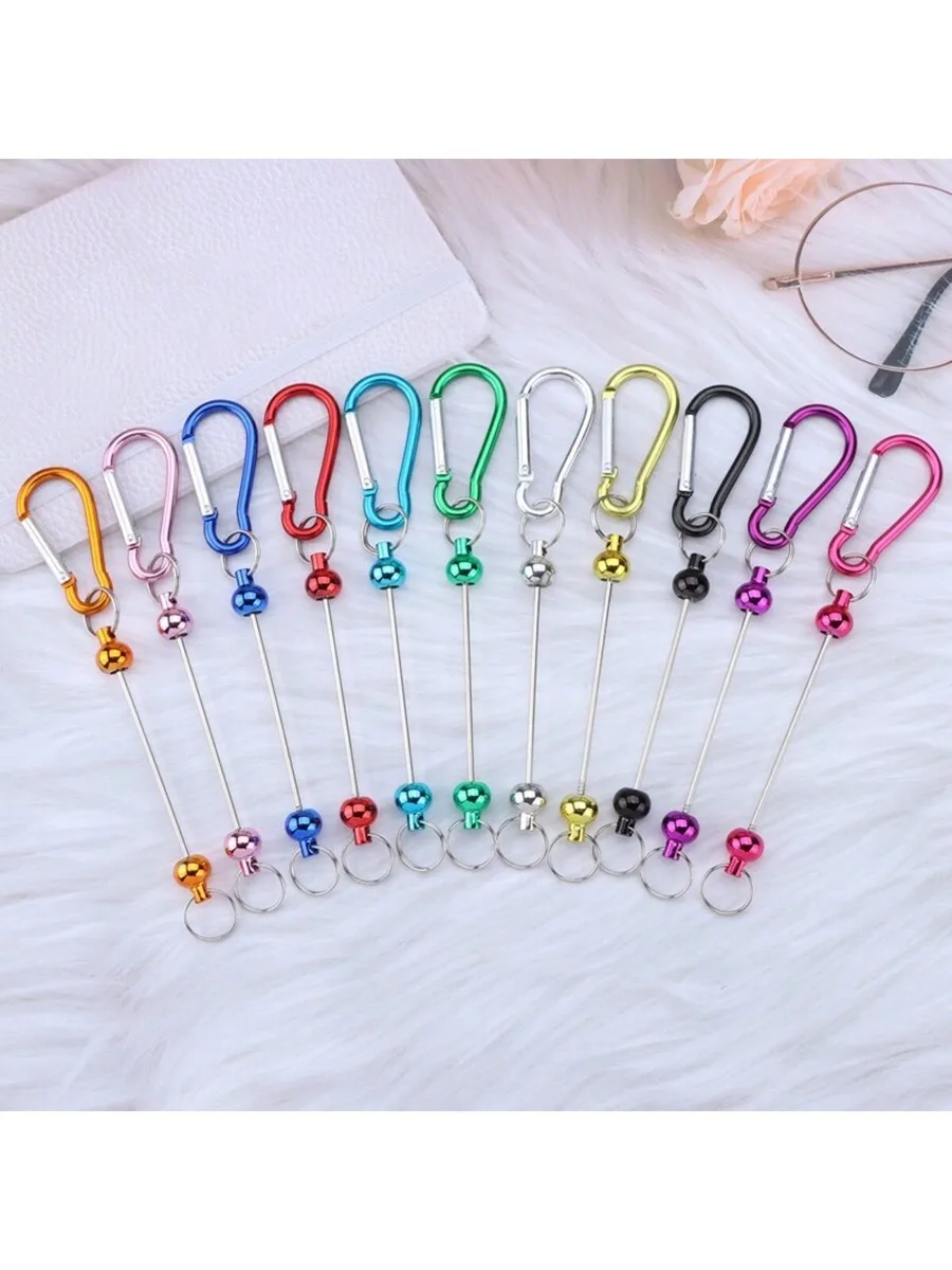 10pcs Multi-Color Metal Key Rings With Carabiner Clips For Bag Pendant Decor
10pcs Multi-Color Metal Key Rings With Carabiner Clips For Bag Pendant Decor