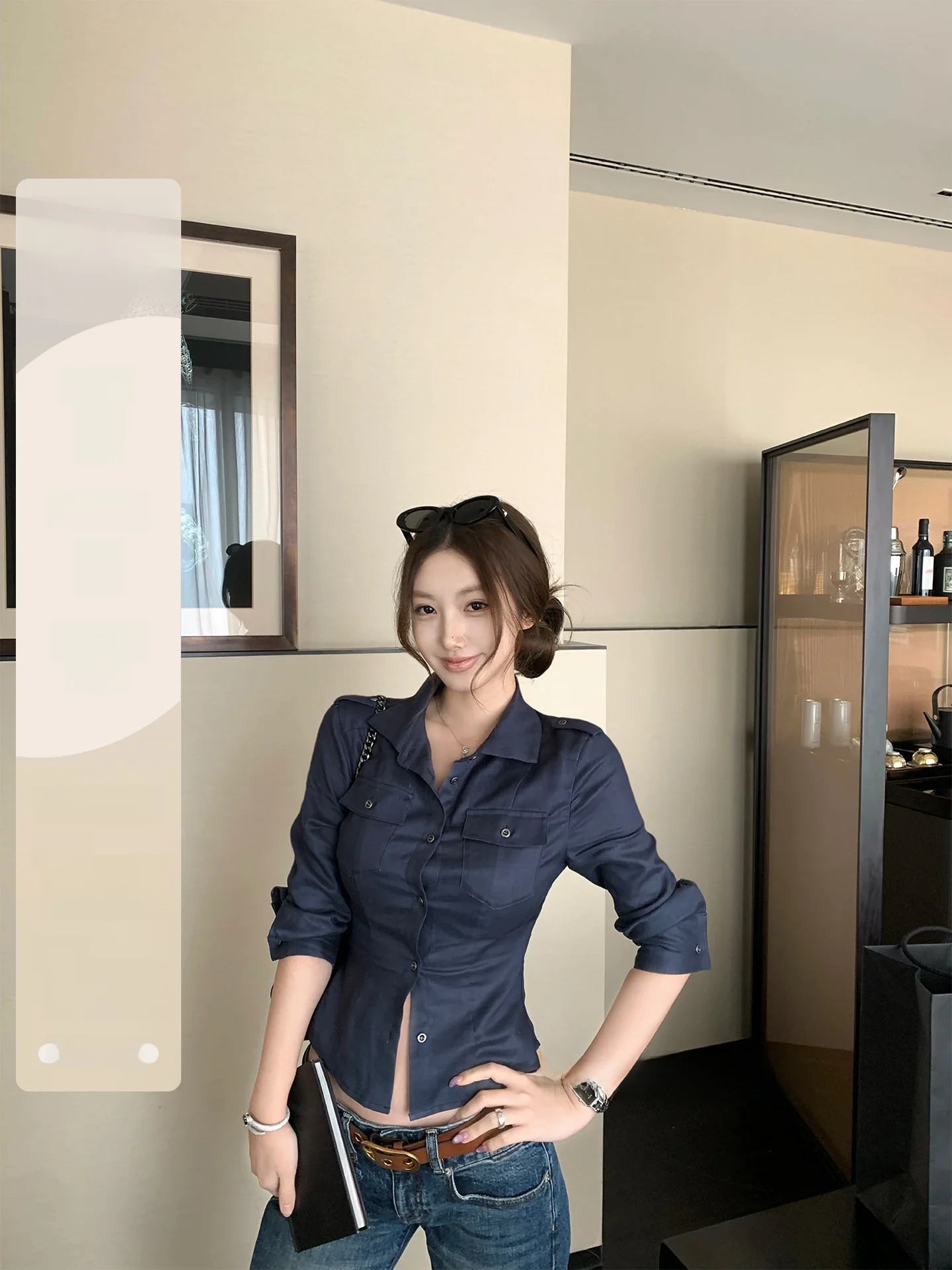 Chestnut High Waist Slim Fit Shirt Women's Spring Summer Casual Style Linen Material Breathable Comfortable Young Women'...
Chestnut High Waist Slim Fit Shirt Women's Spring Summer Casual Style Linen Material Breathable Comfortable Young Women'...