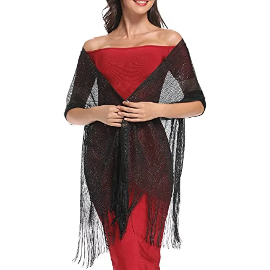 vimate Sparkling Metallic Shawls and Wraps for Evening Party/Wedding/Formal Dresses With Free Buckle
vimate Sparkling Metallic Shawls and Wraps for Evening Party/Wedding/Formal Dresses With Free Buckle