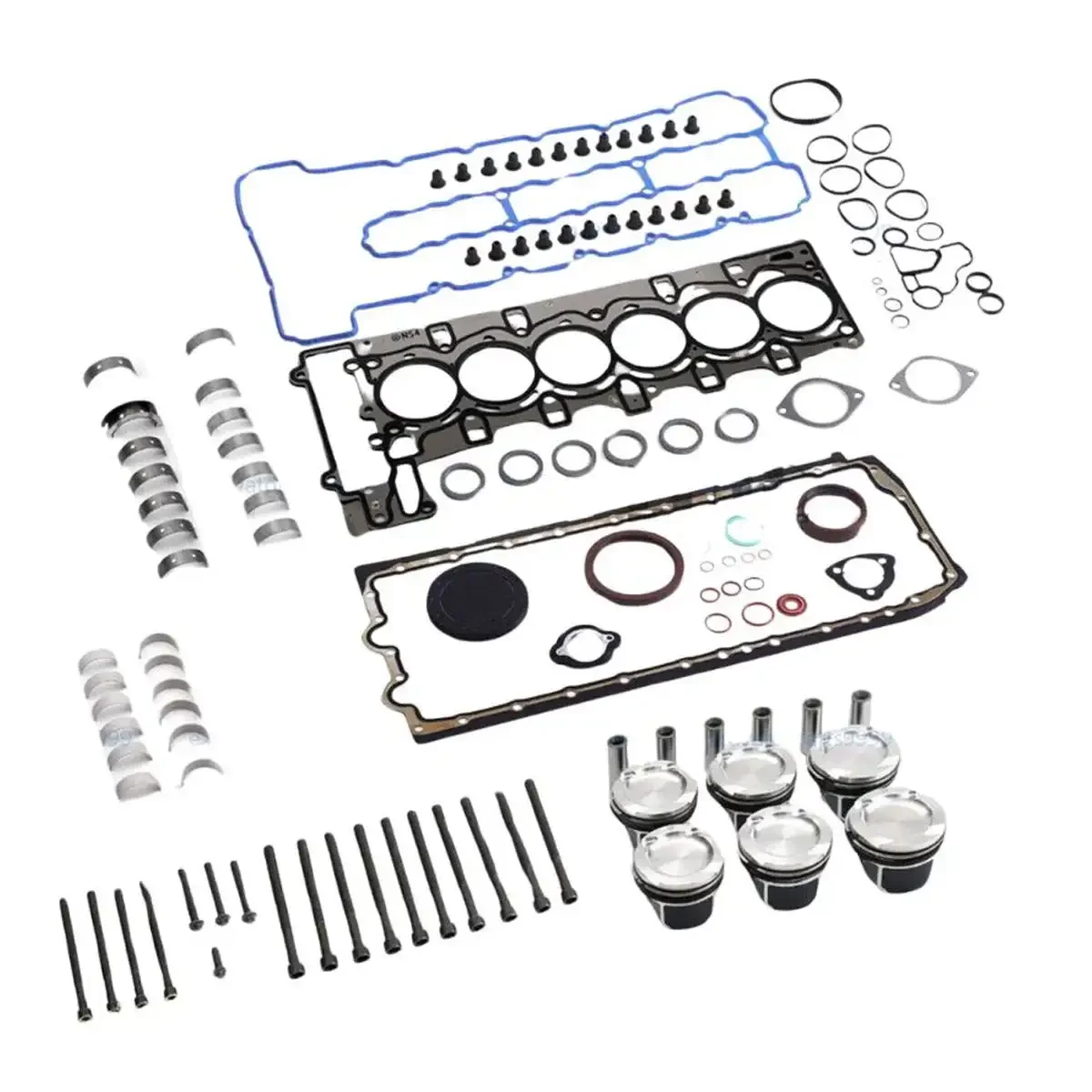 Engine Overhaul Pistons Gasket Bearings Kit for BMW 335i E90 E92 E88 E60 E71 F02 N54 3.0
Engine Overhaul Pistons Gasket Bearings Kit for BMW 335i E90 E92 E88 E60 E71 F02 N54 3.0