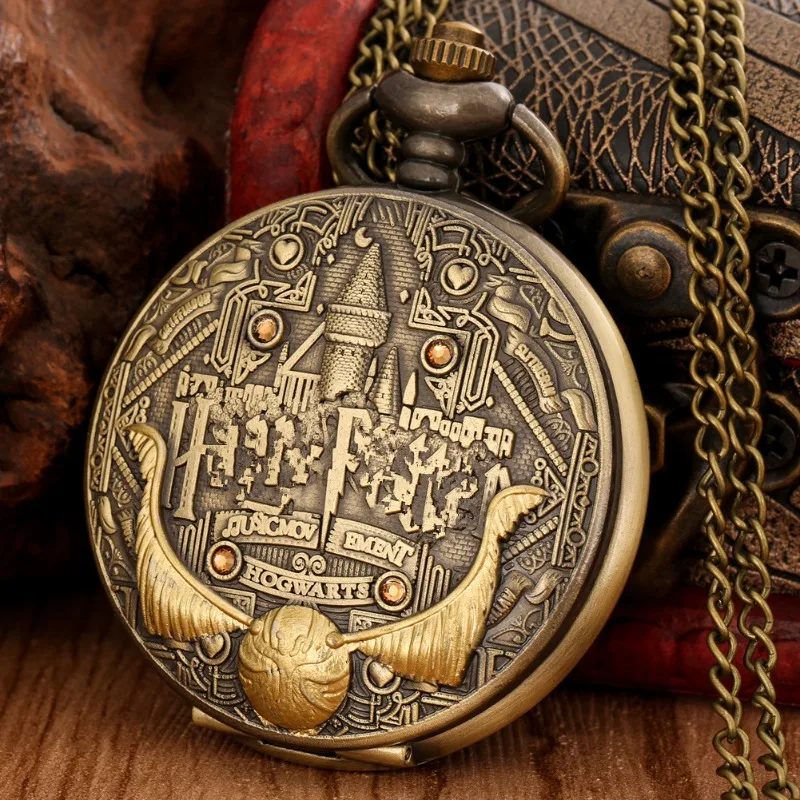 Exquisite HARRY POTTER Series Theme Pocket Watch Cartoon Creativity Men and Women Quartz Watch Commemorative Gift
Exquisite HARRY POTTER Series Theme Pocket Watch Cartoon Creativity Men and Women Quartz Watch Commemorative Gift