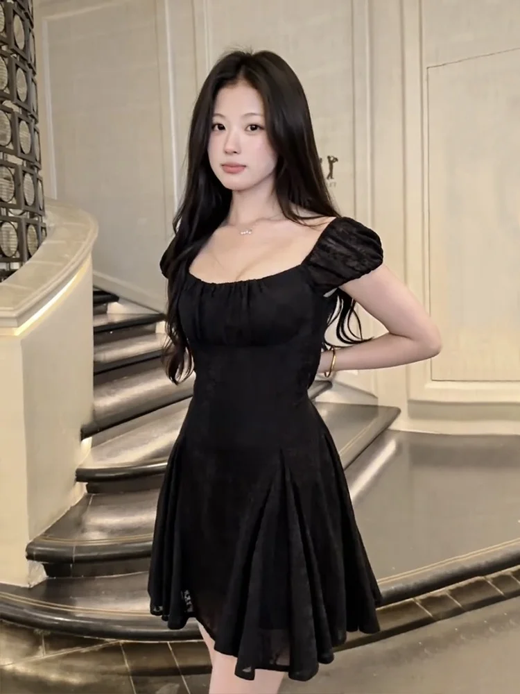 Uomosi STAZF7 Lace Splice A-Line Dress Women Summer Sweet And Spicy Waist Cinch Square Collar Short Skirt Dress
Uomosi STAZF7 Lace Splice A-Line Dress Women Summer Sweet And Spicy Waist Cinch Square Collar Short Skirt Dress