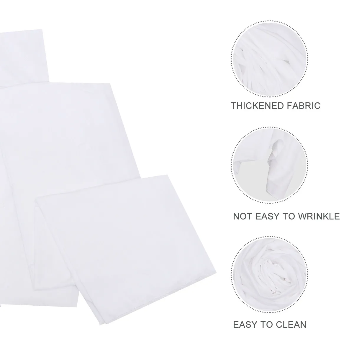 1Pcs White Pure Color Photography Background Cloth Non Reflective Professional Photo Backdrop Studio Equipment
1Pcs White Pure Color Photography Background Cloth Non Reflective Professional Photo Backdrop Studio Equipment