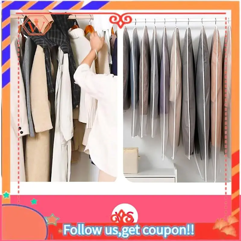 Durable Clear Clothes Bags Covers Protecting Dusts For Storage Clothes Hanging Clothes Bags For Gowns With Zipper For Closet
Durable Clear Clothes Bags Covers Protecting Dusts For Storage Clothes Hanging Clothes Bags For Gowns With Zipper For Closet