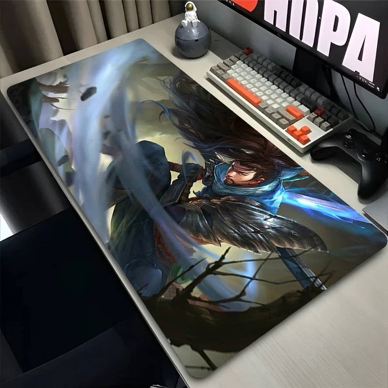 Mouse Pad Laptop Anime Extended Desktop Mat Computer Gamer Mousepad PC Gaming Accessories L-league of Legends Yasuo Keyboard Pad
Mouse Pad Laptop Anime Extended Desktop Mat Computer Gamer Mousepad PC Gaming Accessories L-league of Legends Yasuo Keyboard Pad