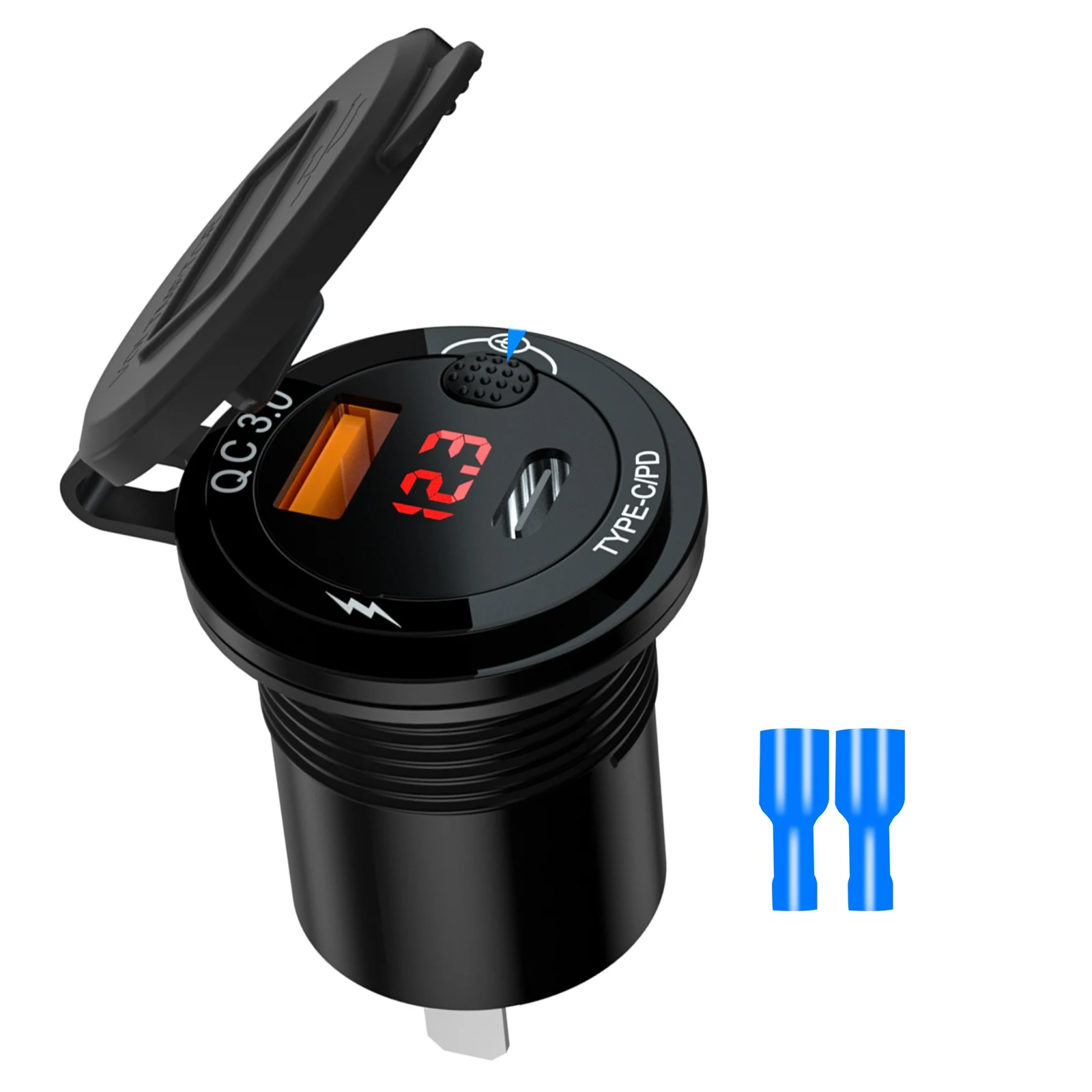 12 В USB PD зарядное устройство розетка с фотографией и выключателем питания 20 Вт а автомобильное зарядное устройство адаптер универсальный грузовик для телефона планшета B
12 В USB PD зарядное устройство розетка с фотографией и выключателем питания 20 Вт а автомобильное зарядное устройство адаптер универсальный грузовик для телефона планшета B