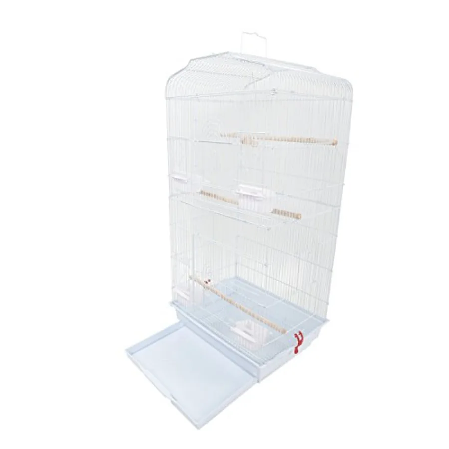 37 Bird Parrot Cage for Canary Parakeet Cockatiel Lovebird Finch Natural Wood Perches Stainless Steel Food Cups Grey Finish Spa
37 Bird Parrot Cage for Canary Parakeet Cockatiel Lovebird Finch Natural Wood Perches Stainless Steel Food Cups Grey Finish Spa