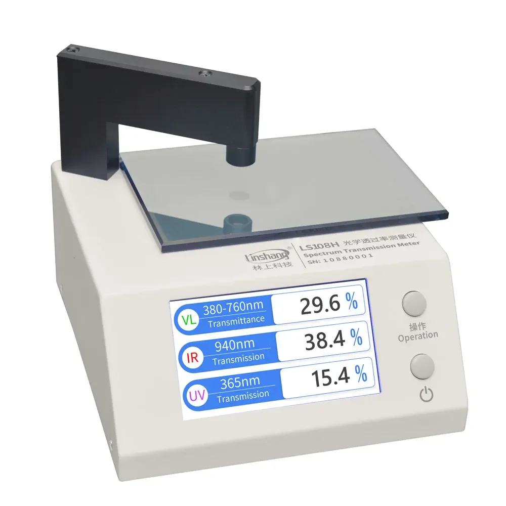 Customization Transmission Meter for Tinted Window Film Glass with UV IR VL Transmission Linshang LS108H
Customization Transmission Meter for Tinted Window Film Glass with UV IR VL Transmission Linshang LS108H