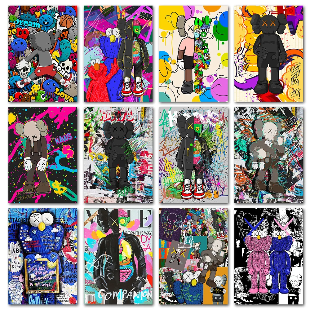 Street Graffiti Abstract Trendy Violent Teddy Bear Wall Art Prints Poster Living Room Home Decor Canvas Painting Murals Pictures
Street Graffiti Abstract Trendy Violent Teddy Bear Wall Art Prints Poster Living Room Home Decor Canvas Painting Murals Pictures