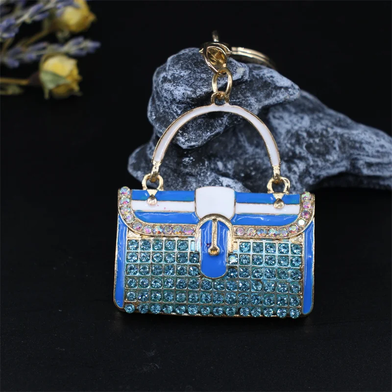 Cute Rhinestone Ladies Handbag Shape Keychain Bag Accessories Keychain Metal Pendant Small Gift Giveaway Keyholder
Cute Rhinestone Ladies Handbag Shape Keychain Bag Accessories Keychain Metal Pendant Small Gift Giveaway Keyholder