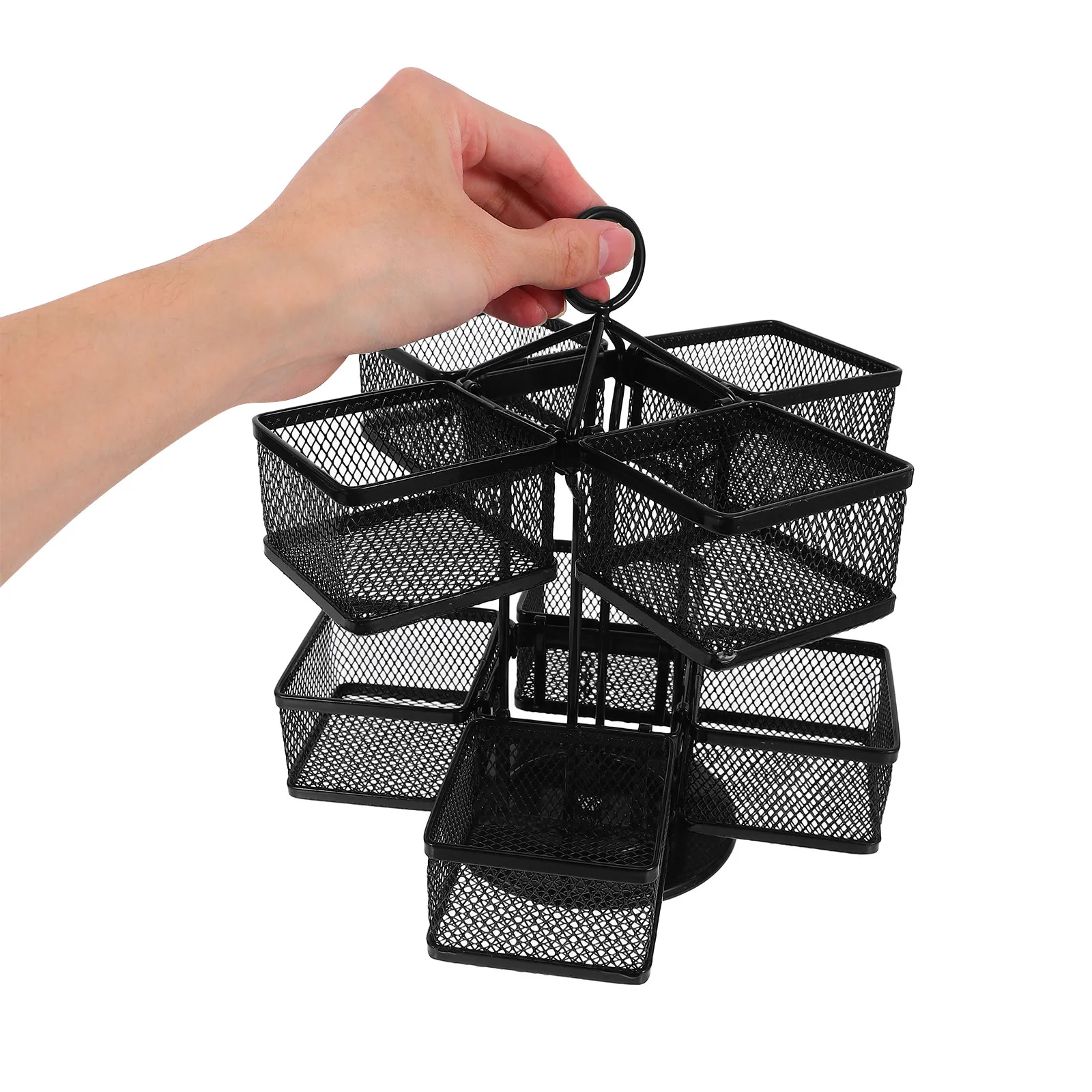 Metal Tea Bag Organizer Rotating 360 Spinning Carousel Storage Box for Tea Bags Coffee Creamer Sugar Packets Countertop Kitchen
Metal Tea Bag Organizer Rotating 360 Spinning Carousel Storage Box for Tea Bags Coffee Creamer Sugar Packets Countertop Kitchen