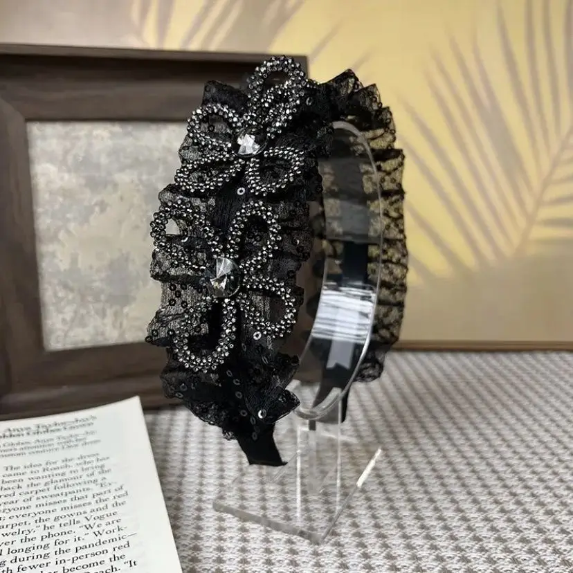 Women's New Casual Headwear Female Exquisite Flower Rhinestone Handmade Headband Hollow Hair Clip Hairband Accessories
Women's New Casual Headwear Female Exquisite Flower Rhinestone Handmade Headband Hollow Hair Clip Hairband Accessories