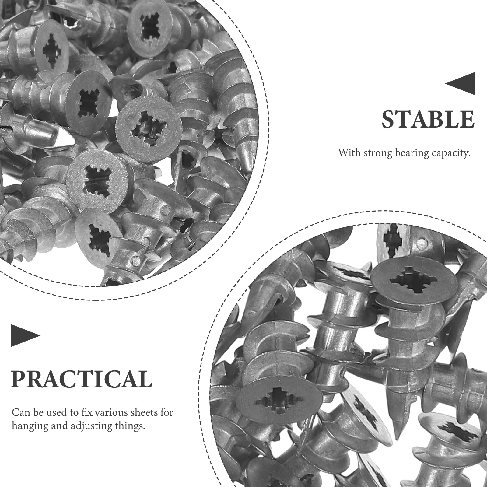 100Pcs Heavy Duty Drywall Anchors Zinc Alloy Wall Fixing for Picture Frames Bathroom Kitchen Drywall Anchor Wall Anchor
100Pcs Heavy Duty Drywall Anchors Zinc Alloy Wall Fixing for Picture Frames Bathroom Kitchen Drywall Anchor Wall Anchor