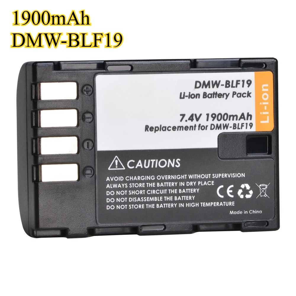 1900mAh DMW-BLF19 BLF19E Digital Camera Lithium Battery Suitable for Panasonic Lumix GH3 GH4 GH4K GH5 G9 Camera Battery
1900mAh DMW-BLF19 BLF19E Digital Camera Lithium Battery Suitable for Panasonic Lumix GH3 GH4 GH4K GH5 G9 Camera Battery
