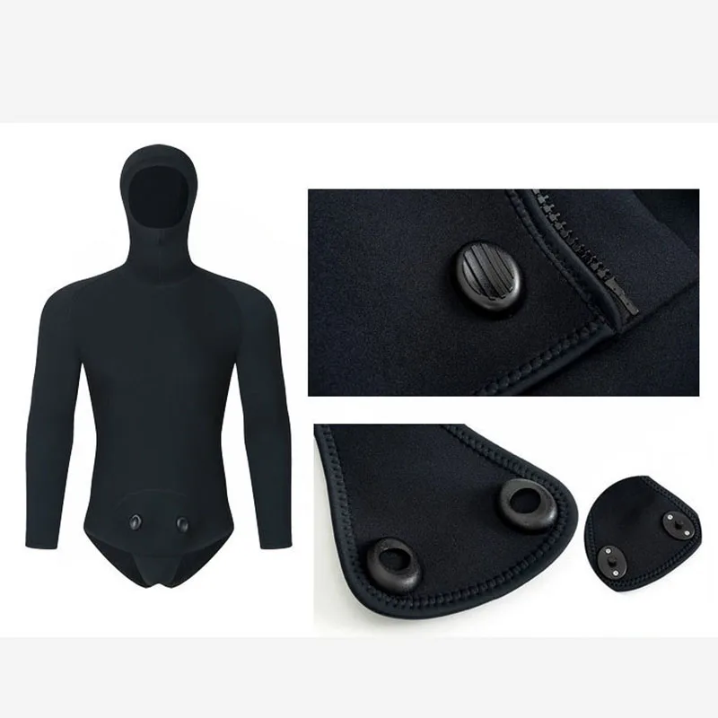Oulylan Men's Neoprene Hooded Warm Wetsuit 3MM Wetsuits Solid Color Split Hunting Fish Hunting Scuba Snorkeling Surfing Swimsuit
Oulylan Men's Neoprene Hooded Warm Wetsuit 3MM Wetsuits Solid Color Split Hunting Fish Hunting Scuba Snorkeling Surfing Swimsuit