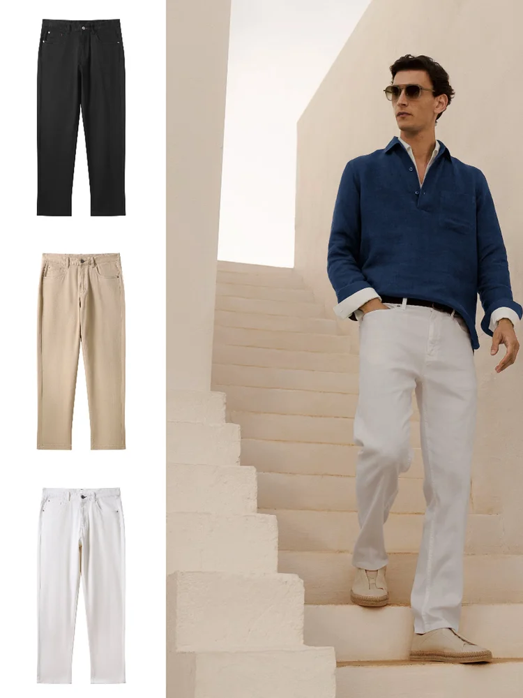 Men's Straight Leg Jeans Elastic Cotton Casual Comfortable Breathable mid Waist Zipper Closure Water Washed Cool Style
Men's Straight Leg Jeans Elastic Cotton Casual Comfortable Breathable mid Waist Zipper Closure Water Washed Cool Style