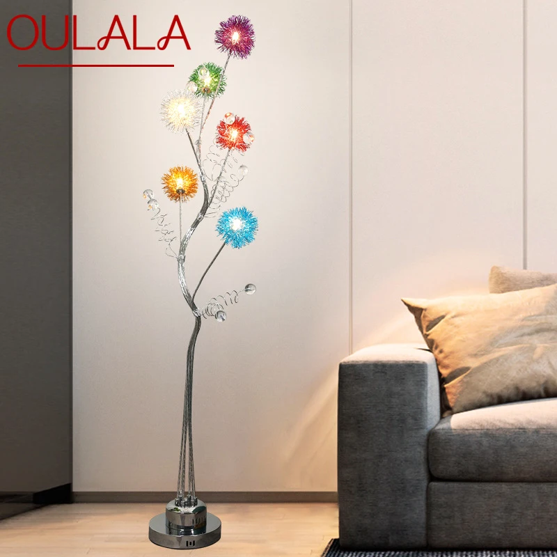 OULALA Modern Colorful Floor Lamp Pastoral Art Iiving Room Bedroom Aluminum Wire LED Fork Decorative Standing Lightanding Light
OULALA Modern Colorful Floor Lamp Pastoral Art Iiving Room Bedroom Aluminum Wire LED Fork Decorative Standing Lightanding Light